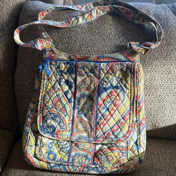 Vera Bradley Colorful Quilted Shoulder Bag - Picture 1 of 7